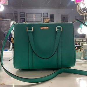 Teal Kate Spade bag